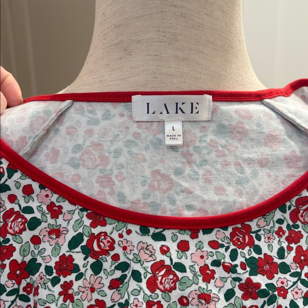 LAKE Floral Print Women's Pajama Set - Picture 7 of 9